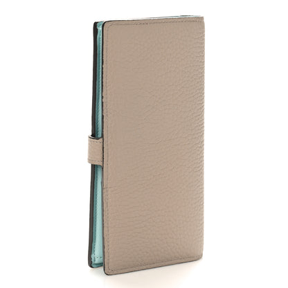 Louis Vuitton Taurillon LV Vertical Capucines Wallet Galet Aquamarine 3 of 8