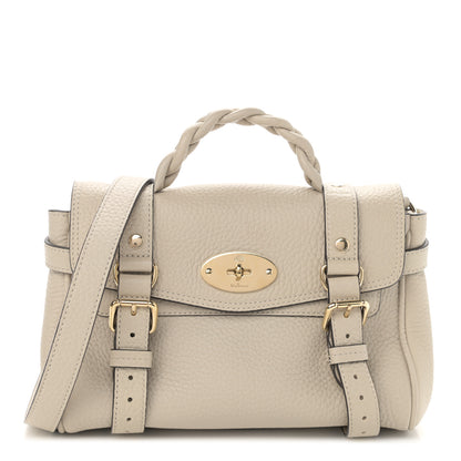 Mulberry Heavy Grain Mini Alexa Chalk 1 of 11