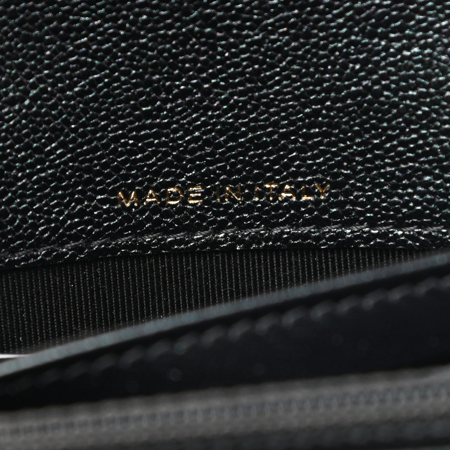 Chanel Iridescent Caviar Quilted Medium Flap Wallet Black 7 of 8