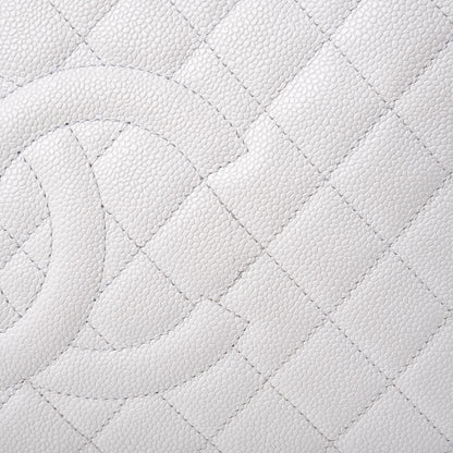 Chanel Caviar Quilted Grand Shopping Tote GST White 18 of 18