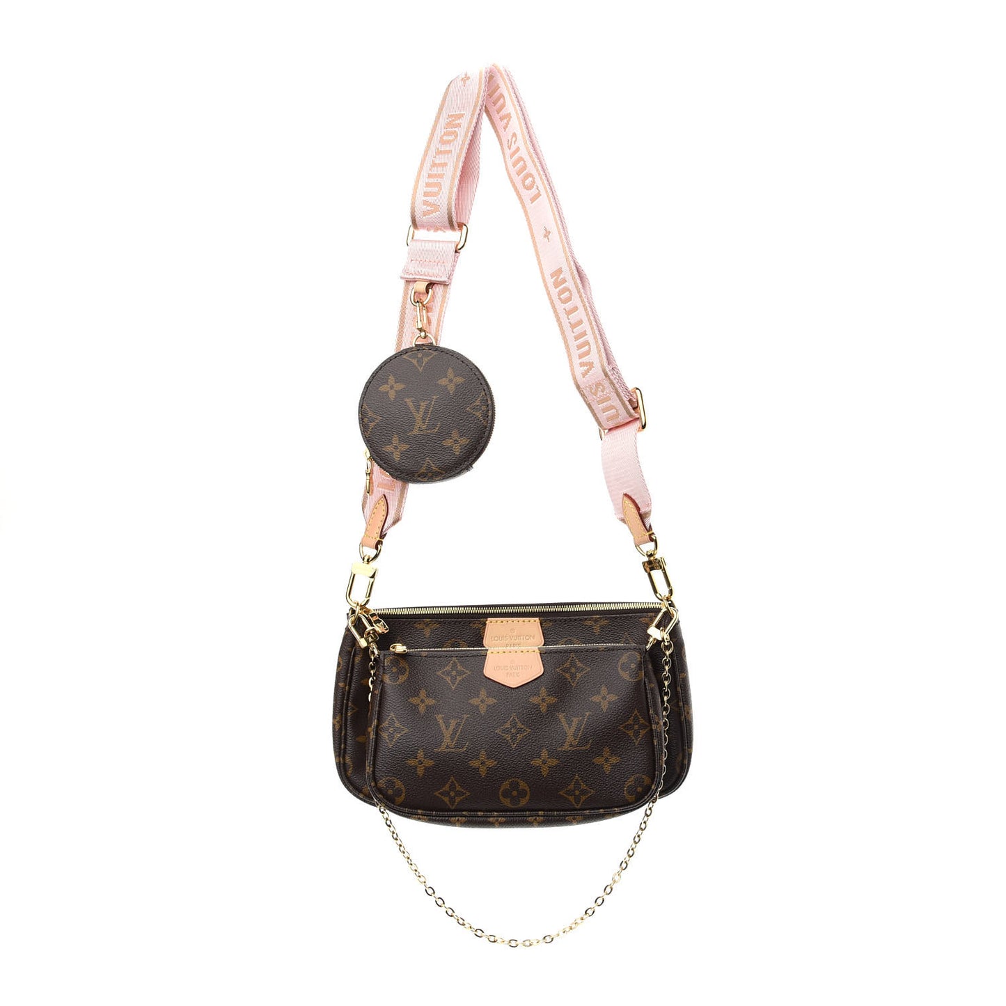 Monogram Multi Pochette Accessories Rose Clair