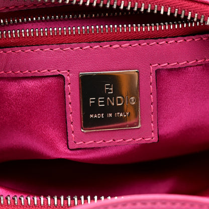 Fendi Nylon Half Moon Baguette Pink 6 of 10