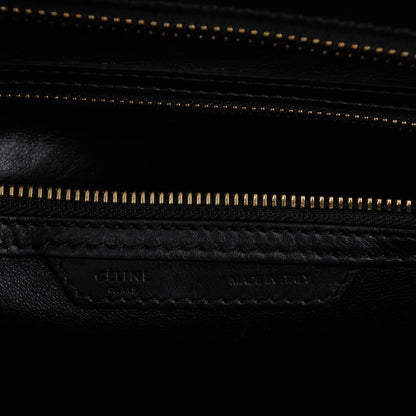 Celine Linen Smooth Calfskin Mini Bi-Color Luggage Natural Black 10 of 10