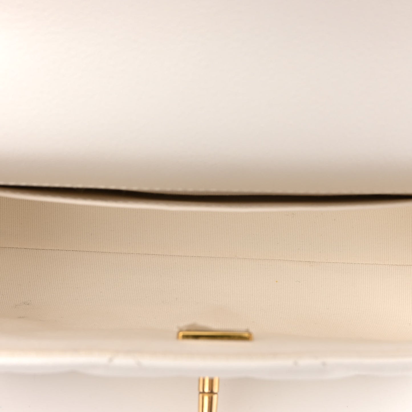 Caviar Quilted Small Flap White