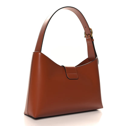 Salvatore Ferragamo Calfskin Trifolio Shoulder Bag Siena Tan 3 of 10
