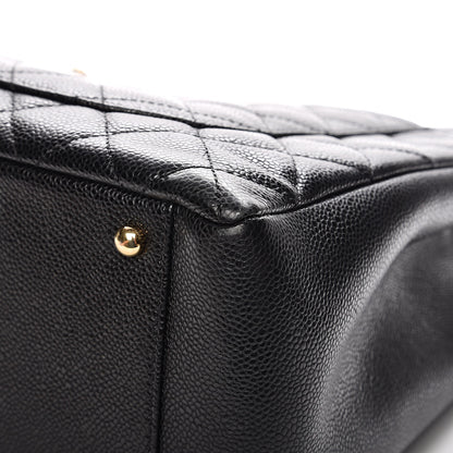 Chanel Caviar Quilted XL Grand Shopping Tote GST Black 11 of 11