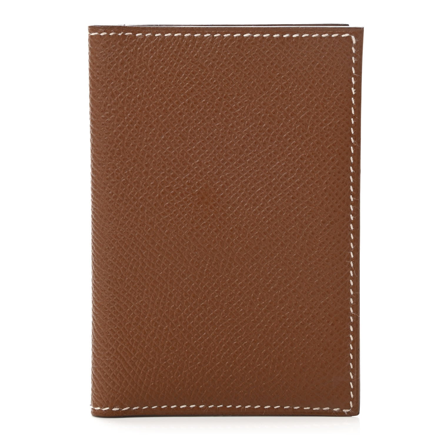 Hermes Epsom MC2 Euclide Card Holder Case Gold 1 of 7