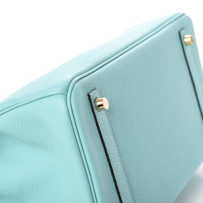 Hermes Togo Birkin 30 Bleu Atoll 32 of 33
