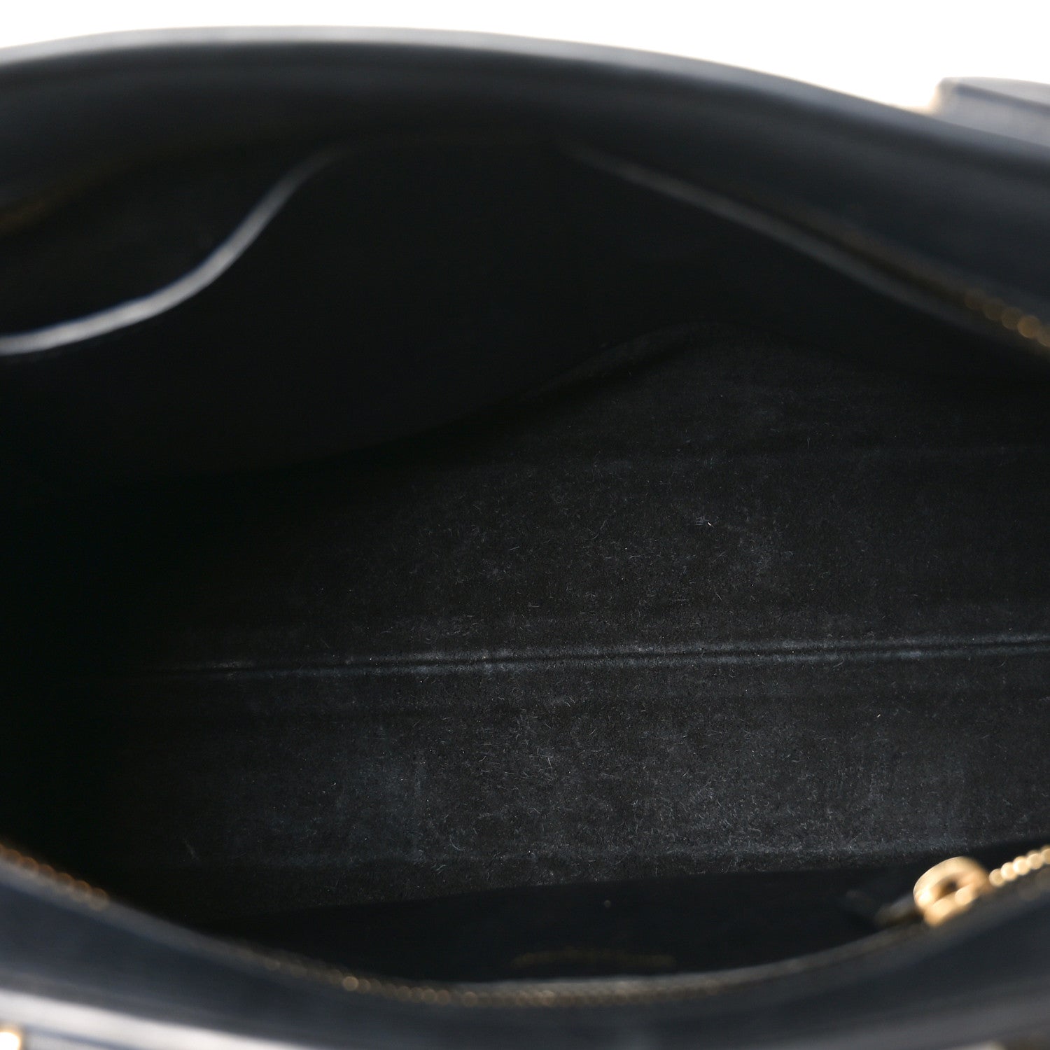 Saint Laurent Calfskin Monogram Baby Cabas Black 5 of 10