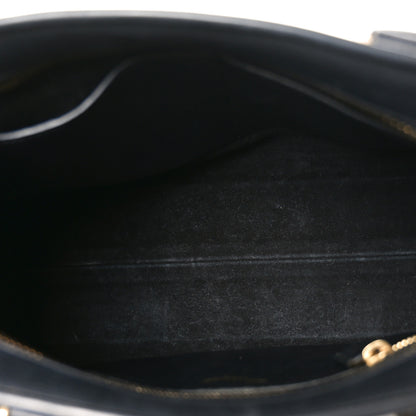 Saint Laurent Calfskin Monogram Baby Cabas Black 5 of 10