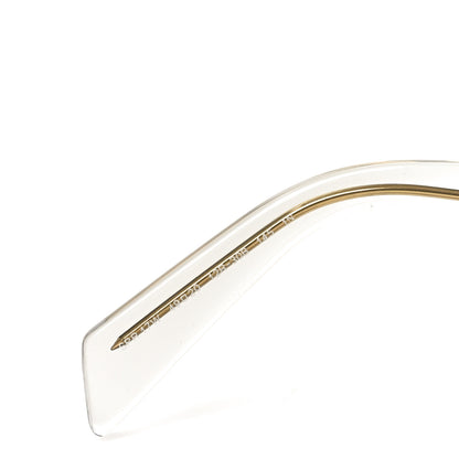 Prada Acetate Symbole Sunglasses SPR 17W Transparent Gold 6 of 7