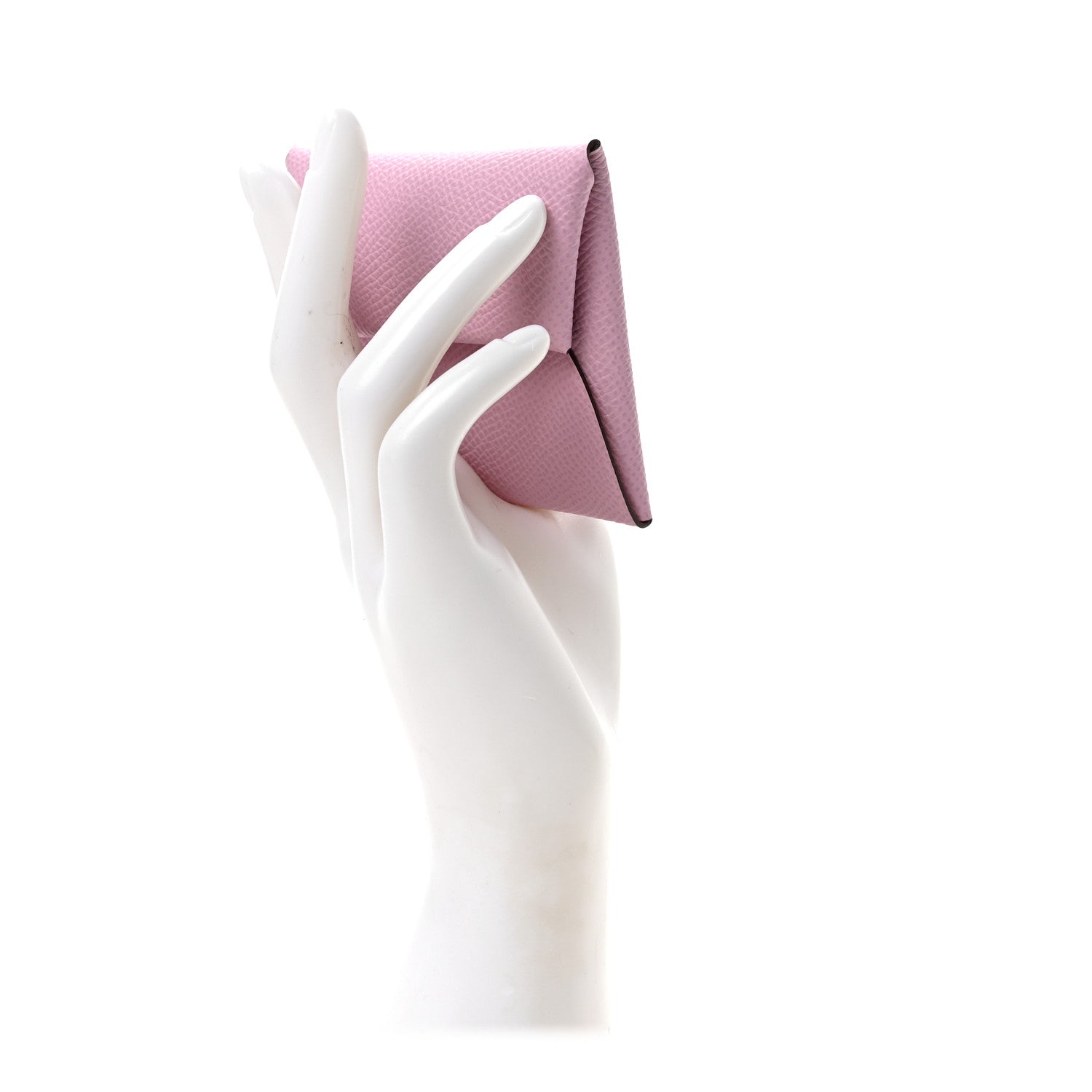 Hermes Epsom Horseshoe Bastia Coin Purse Mauve Sylvestre Rouge Casaque 2 of 6