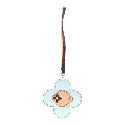 Louis Vuitton Calfskin Monogram Vivienne Strap Bag Charm Light Blue 1 of 6