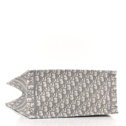 Christian Dior Oblique Medium Book Tote Grey 4 of 10