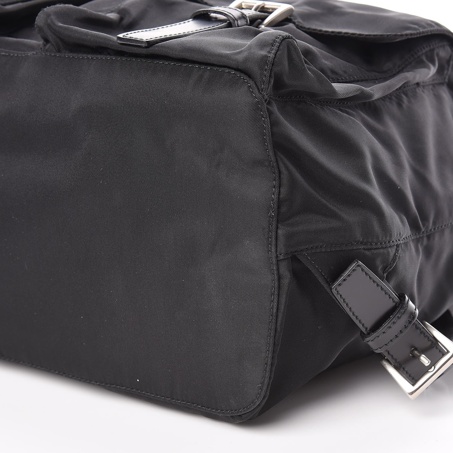Prada Nylon Vela Medium Backpack Black 7 of 15