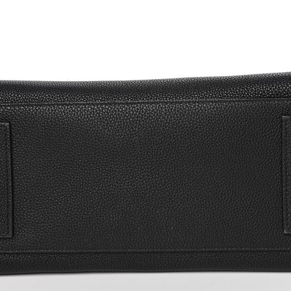 Saint Laurent Grained Calfskin Small Supple Sac De Jour Black 8 of 11