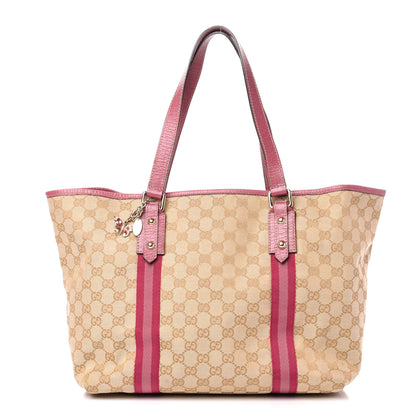 Gucci Monogram Large Jolicoeur Tote Pink 1 of 14