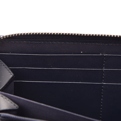 Gucci Guccissima Zip Around Wallet Blue 8 of 10