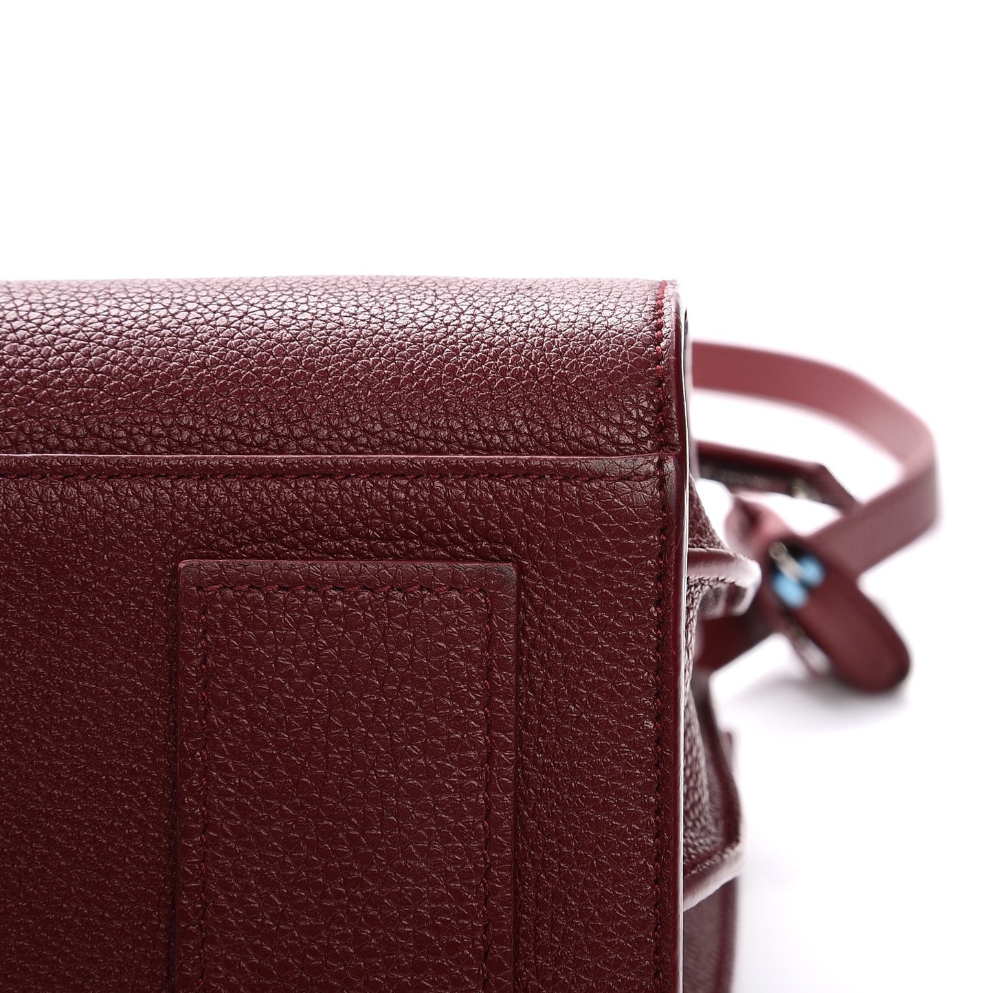 Grained Calfskin Small Supple Sac De Jour Dark Pallisandre