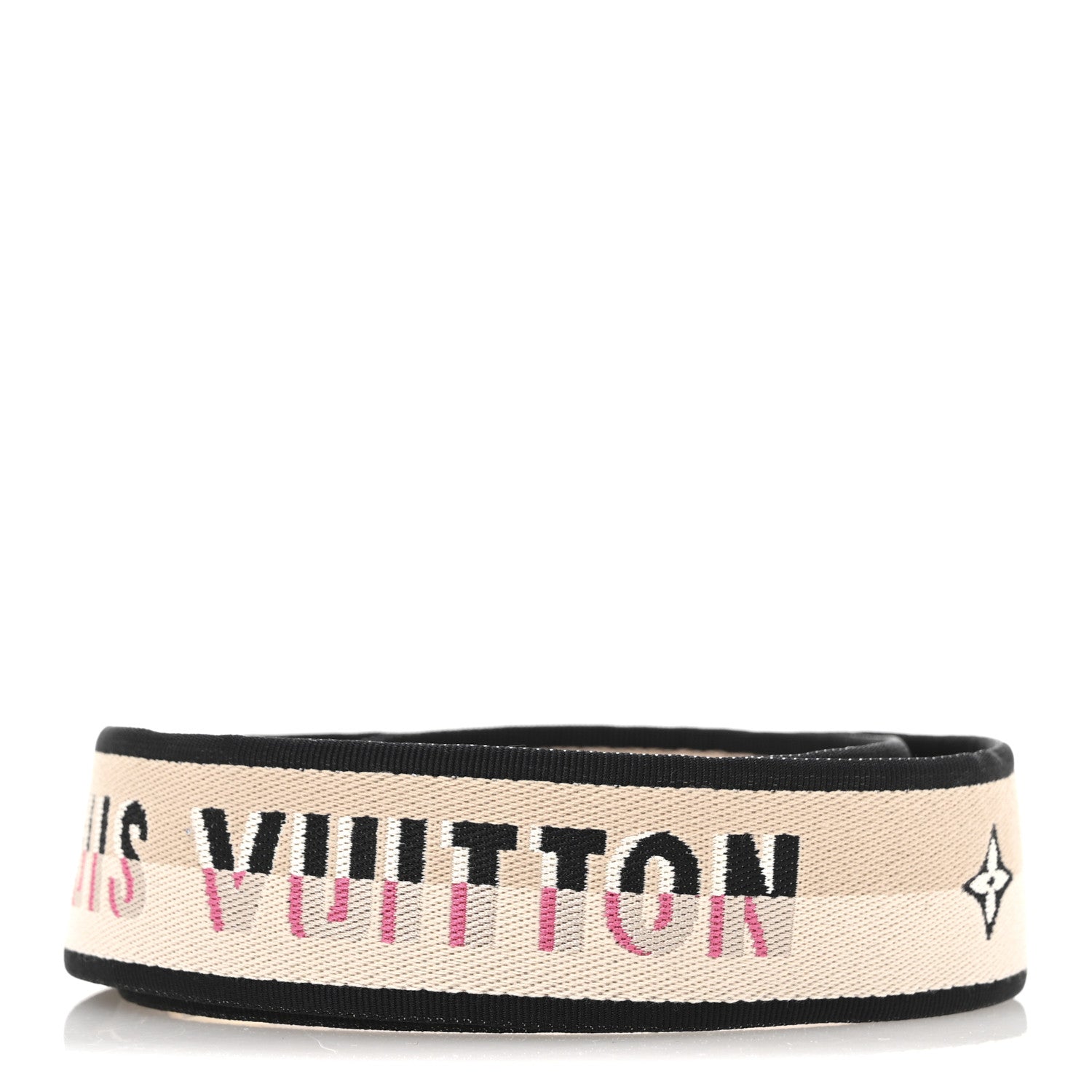 Louis Vuitton Jacquard Diane Shoulder Strap Black 2 of 6