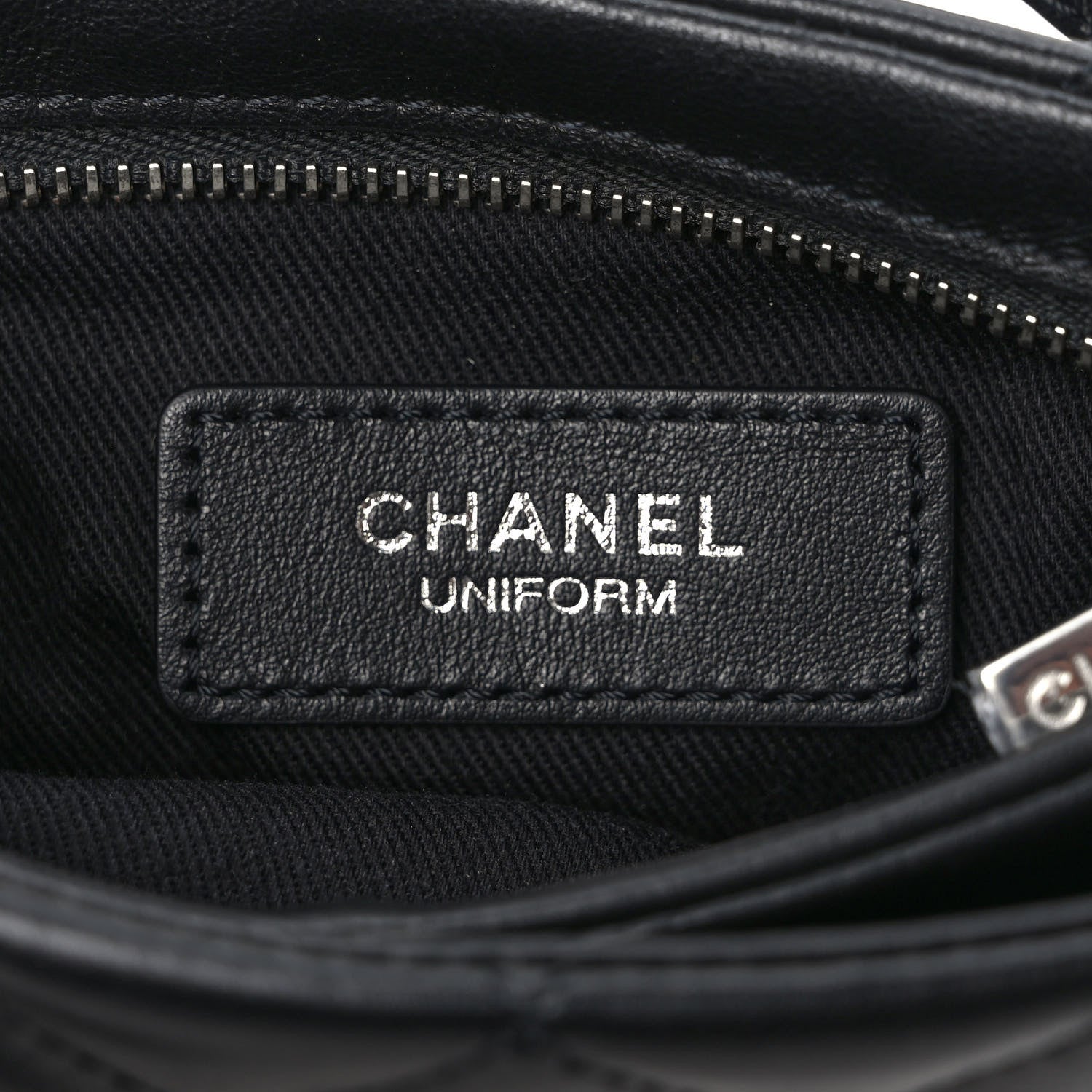 Chanel Lambskin Quilted Crossbody Bag Black 6 of 8