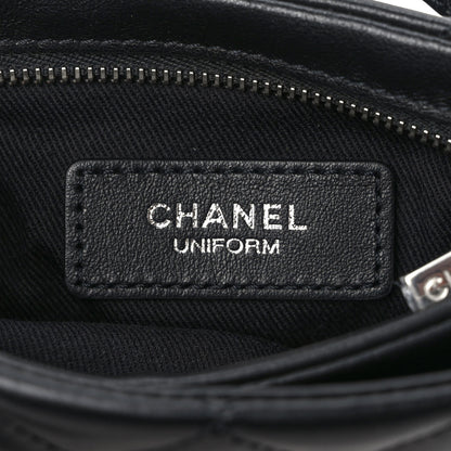 Chanel Lambskin Quilted Crossbody Bag Black 6 of 8