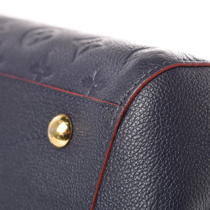 Louis Vuitton Empreinte Montaigne GM Marine Rouge 13 of 14