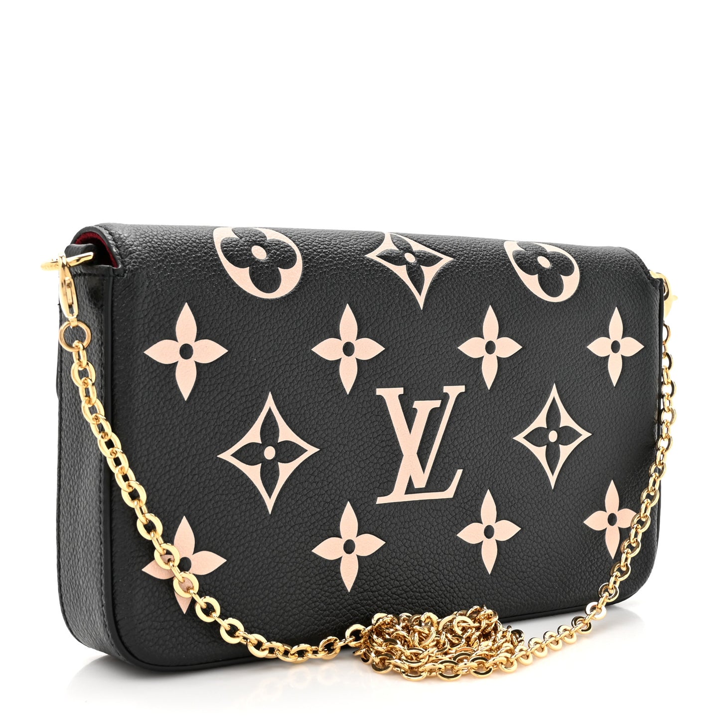 Empreinte Monogram Giant Felicie Pochette Black Beige