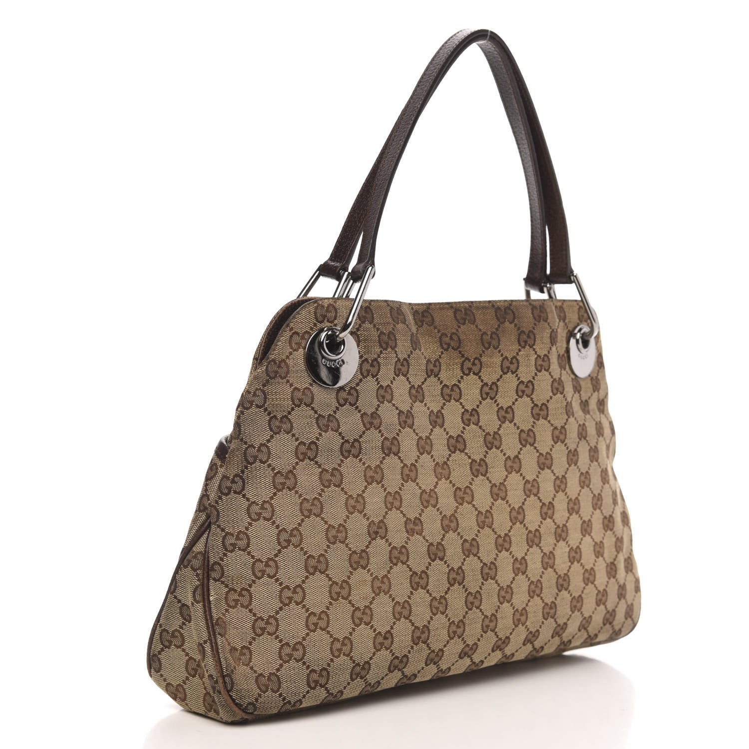 Gucci Monogram Medium Eclipse Shoulder Bag Dark Brown 3 of 15