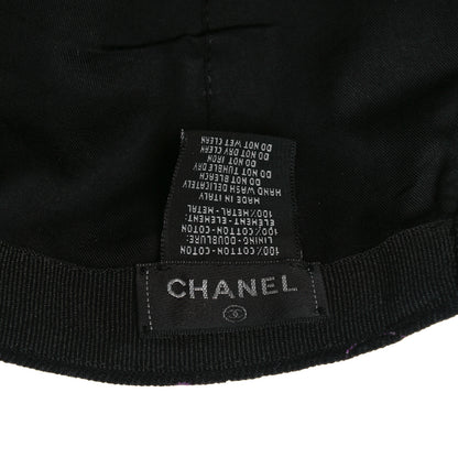 Chanel Denim Mood Cap Hat Black 7 of 8