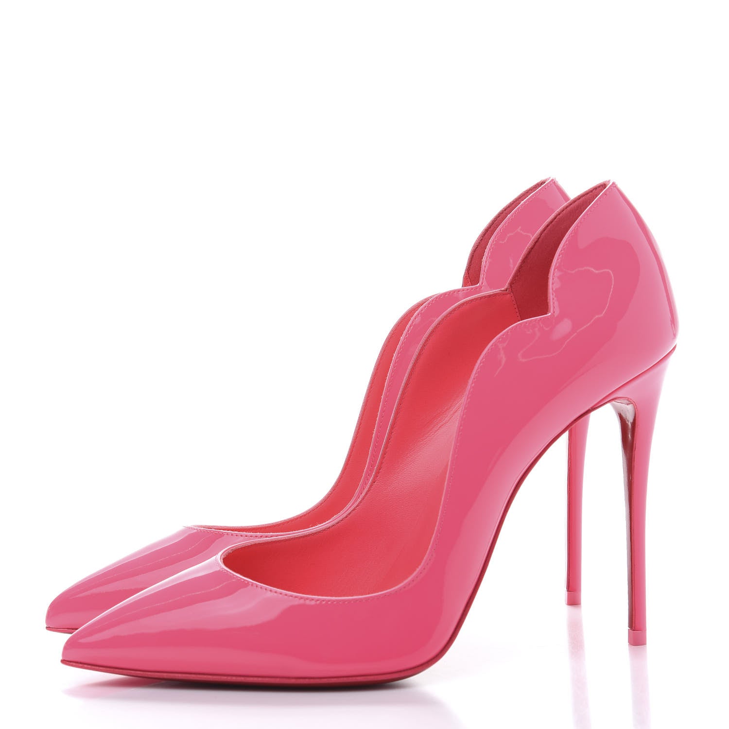 Christian Louboutin Patent Hot Chick 100 Pumps 39 Pinky 3 of 8