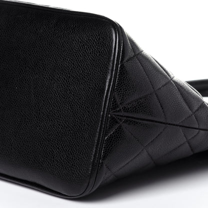 Chanel Caviar Quilted Medallion Tote Black 9 of 10