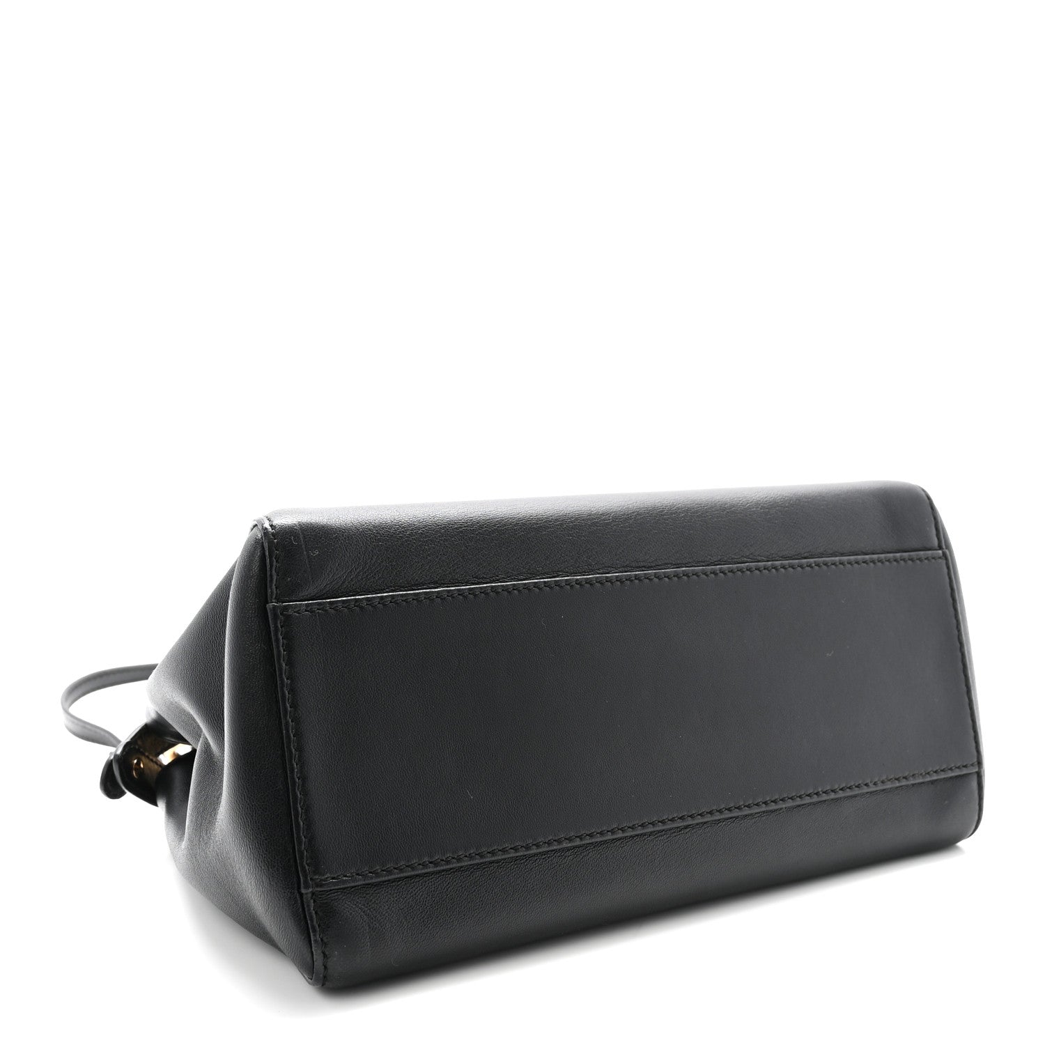 Fendi Nappa Mini Peekaboo Iconic Satchel Black 4 of 10
