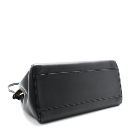 Fendi Nappa Mini Peekaboo Iconic Satchel Black 4 of 10