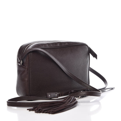 Saint Laurent Lambskin Monogram Small Lou Camera Bag Black Tulipe 3 of 11