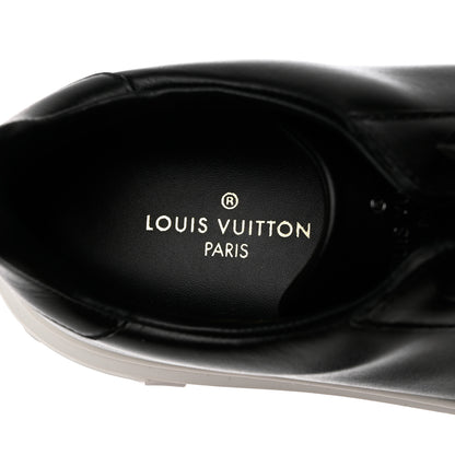 Louis Vuitton Calfskin Time Out Sneakers 37.5 Black 8 of 12