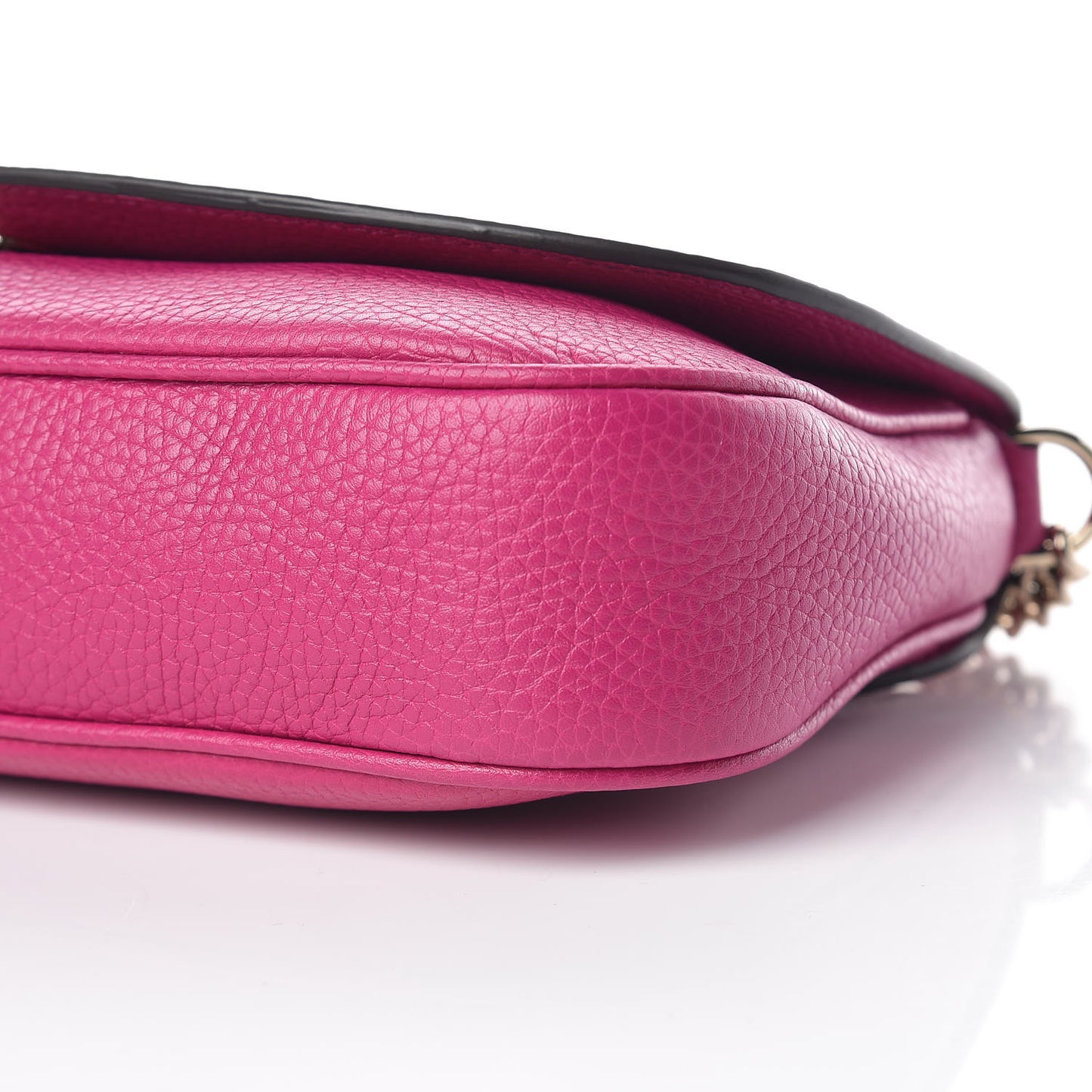 Cellarius Calfskin Medium Soho Flap Crossbody Bright Bouganville
