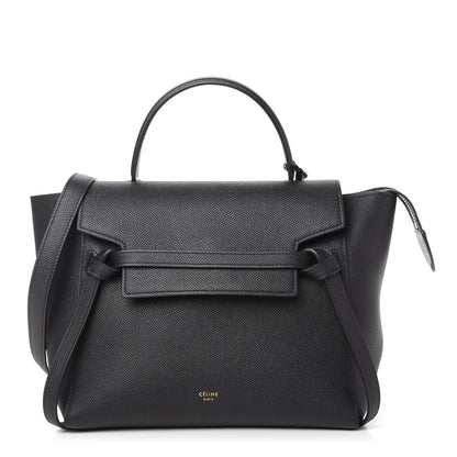 Celine Grained Calfskin Micro Belt Bag Black 1 of 9