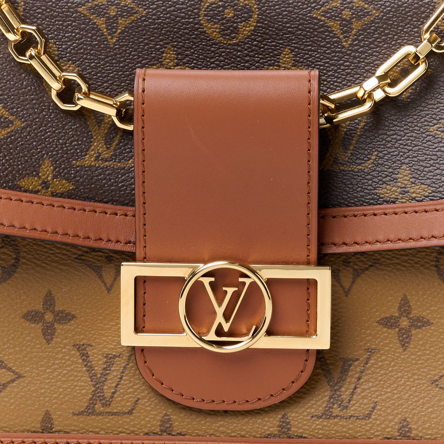 LOUIS VUITTON Reverse Monogram Dauphine MM