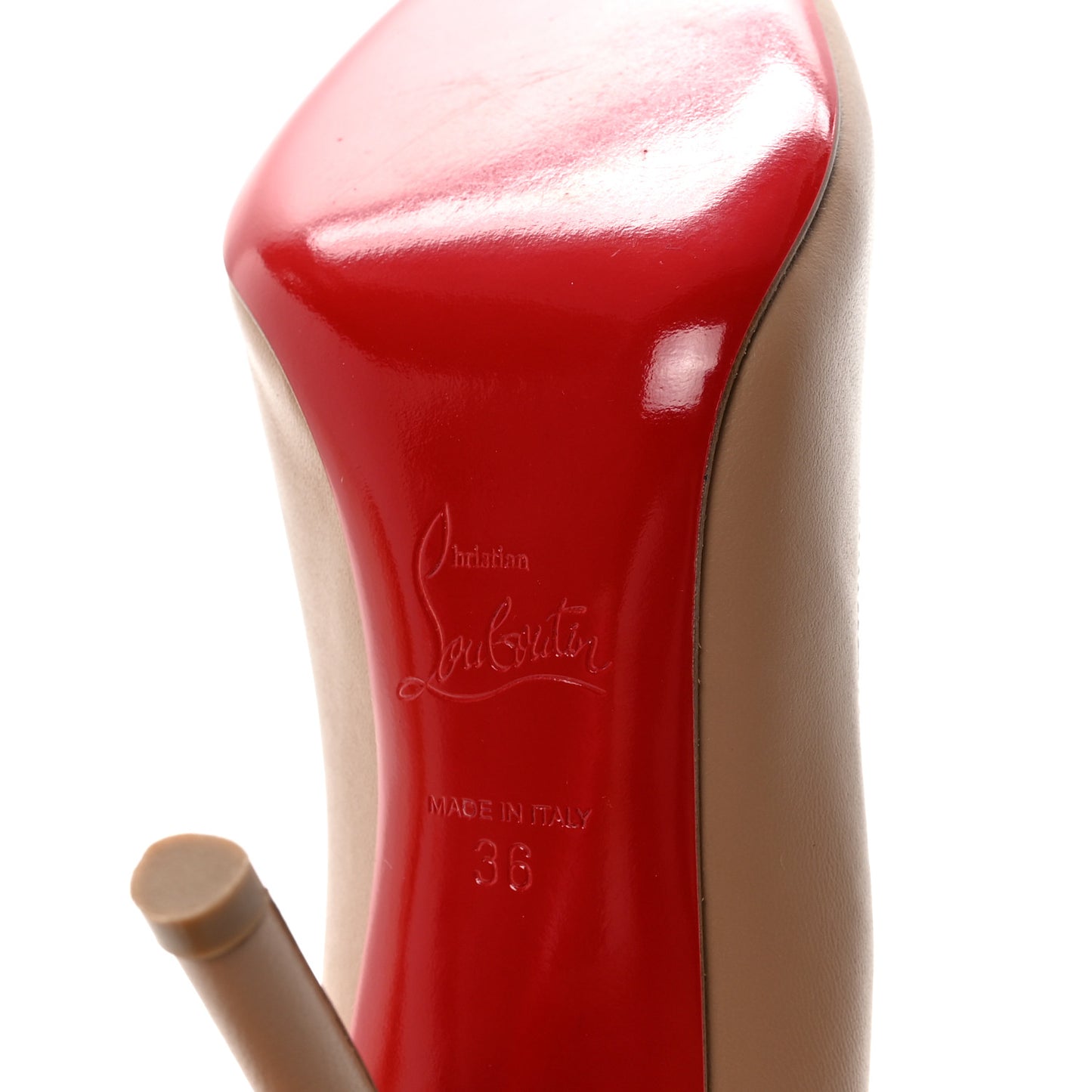 Nappa Apostrophy 100 Pumps 36 Nude
