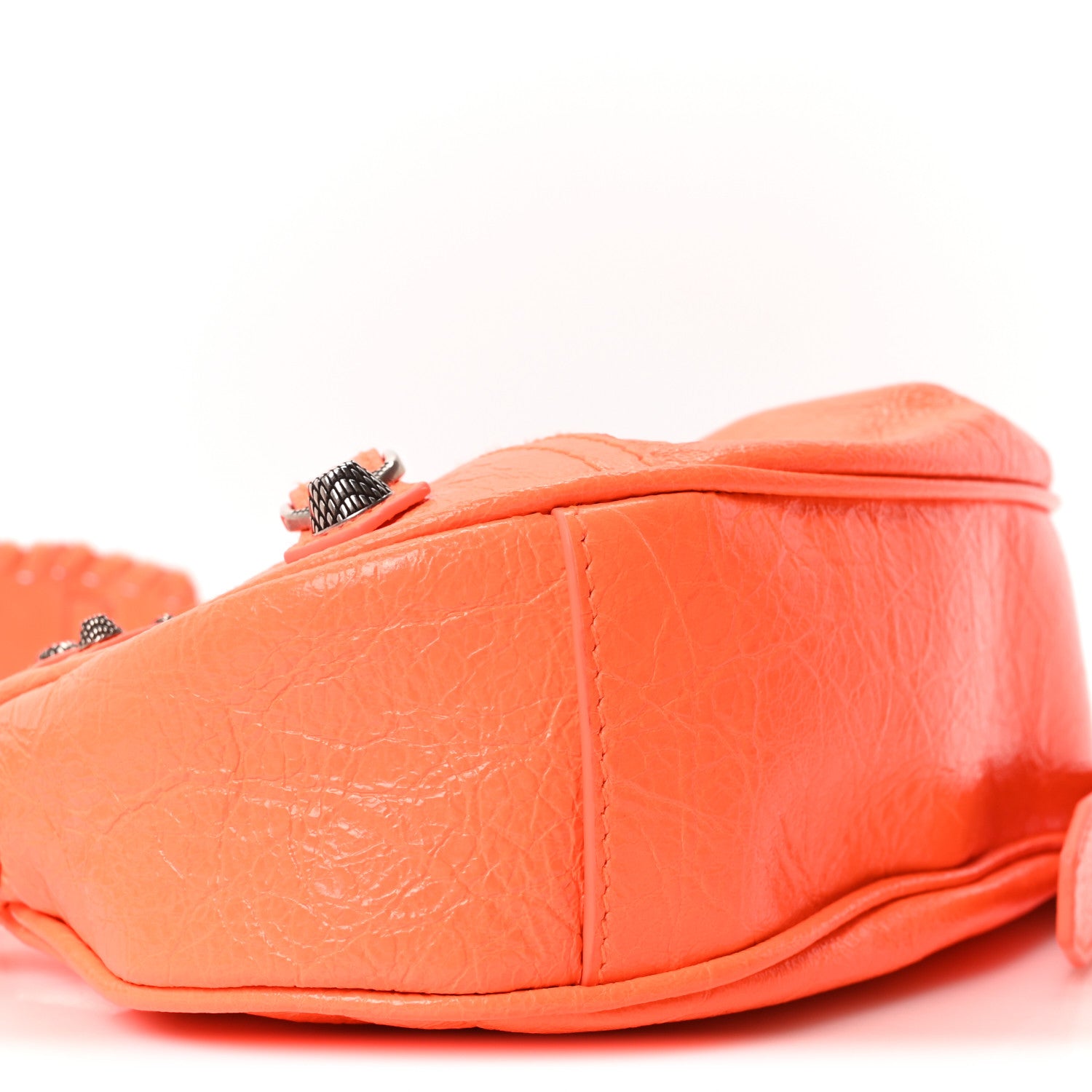 Balenciaga Agneau Arena Le Cagole Shoulder Bag XS Orange Orange 11 of 12