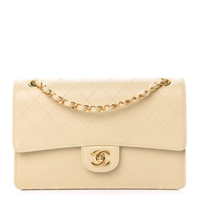Chanel Caviar Stitch Medium Single Flap Beige Clair 1 of 15