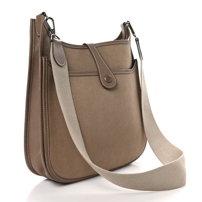 Hermes Toile Swift Evelyne II PM Etoupe 3 of 11