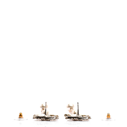 Chanel Pearl CC Drop Earrings Gold 3 of 4