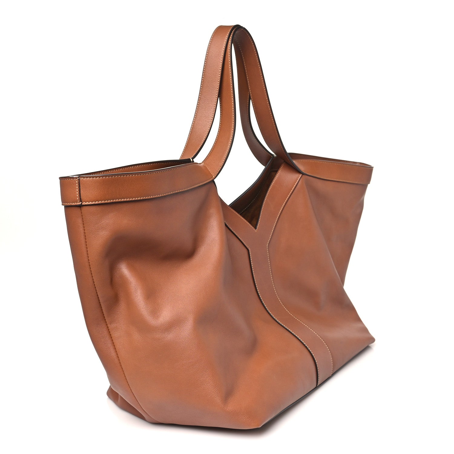 Saint Laurent Calfskin Y Tote Brick 3 of 11