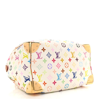 Louis Vuitton Monogram Multicolor Speedy 30 White 4 of 9
