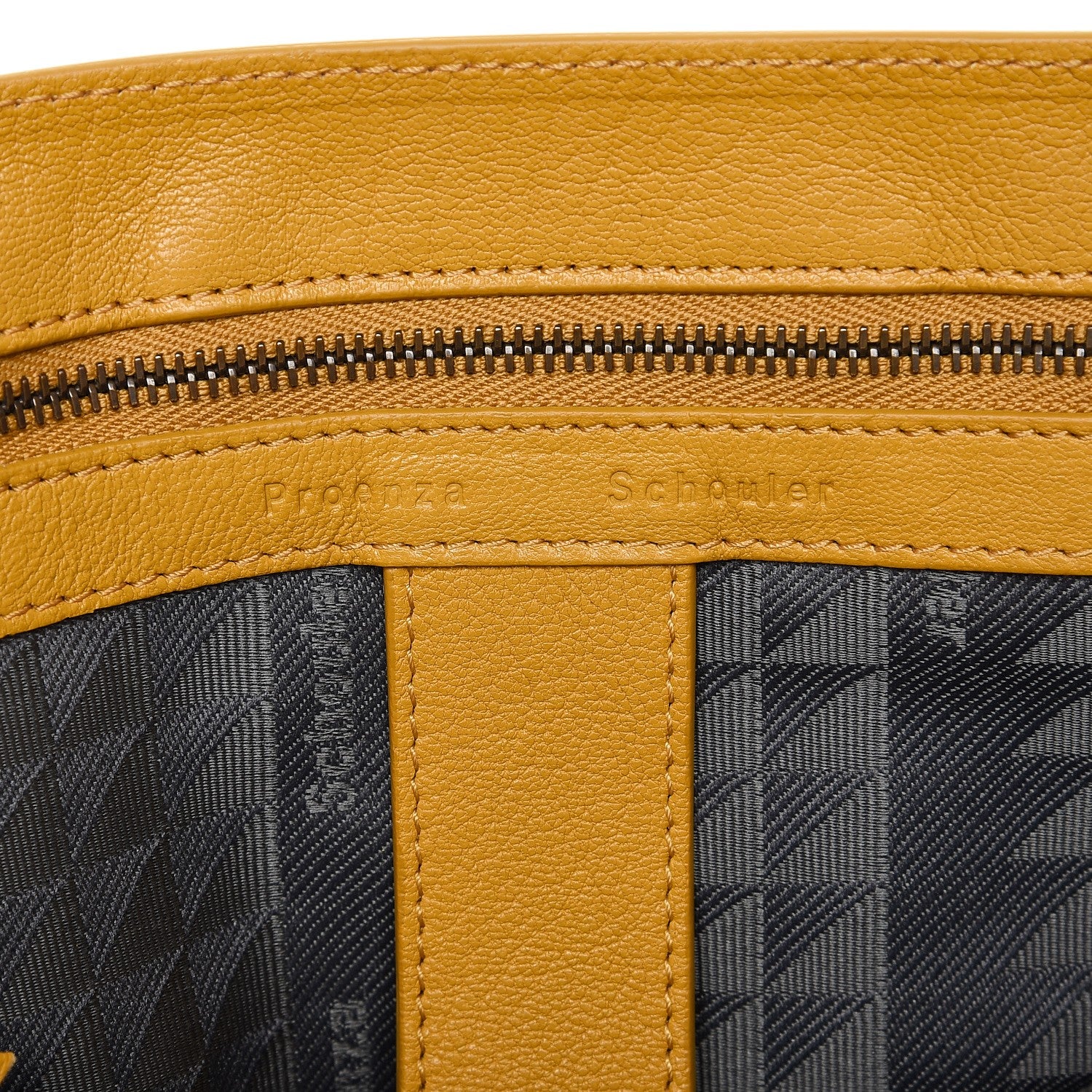 Proenza Schouler Lambskin Medium PS1 Satchel Mustard 7 of 9