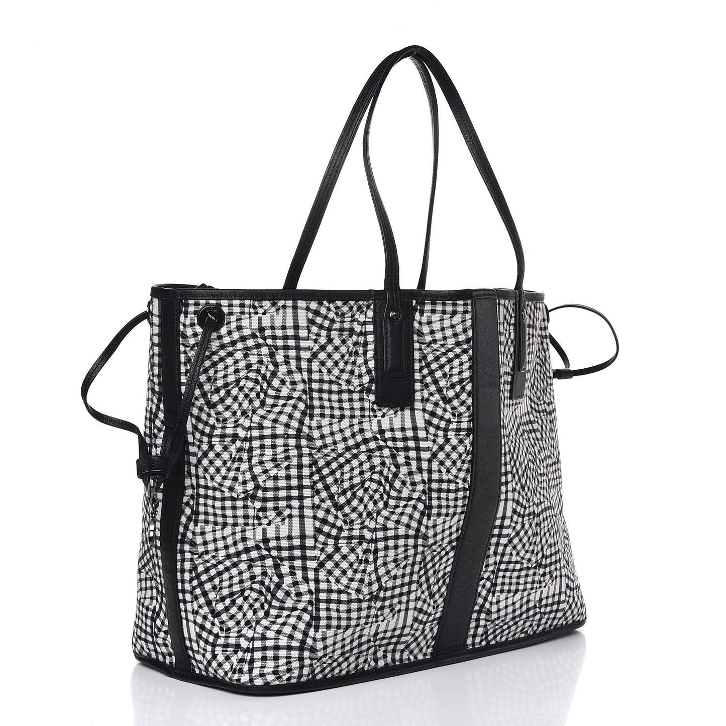 Visetos Large Liz Reversible Shopper Tote Black