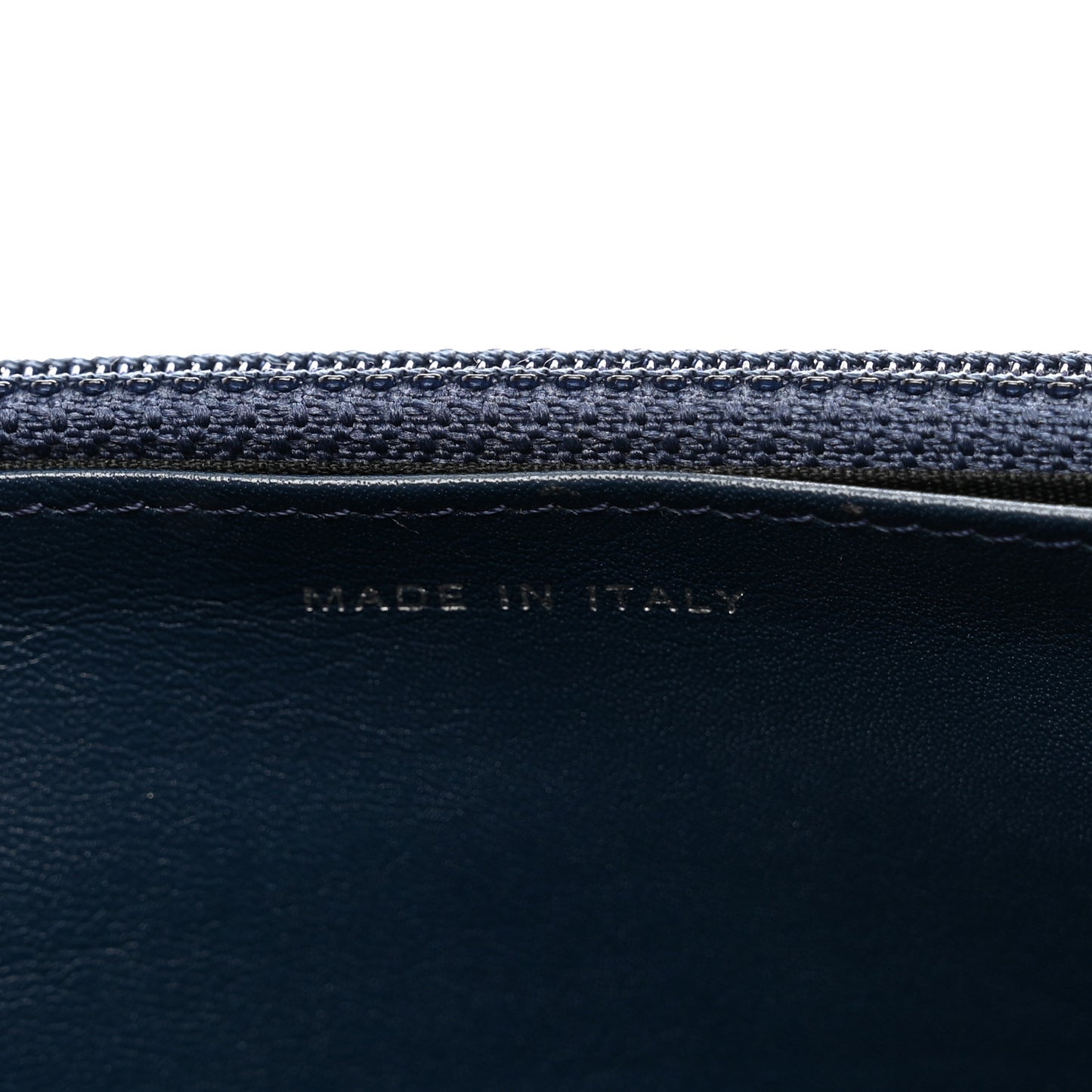 Caviar Timeless CC Wallet on Chain WOC Navy Blue