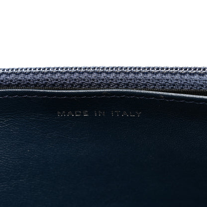 Chanel Caviar Timeless CC Wallet on Chain WOC Navy Blue 8 of 12
